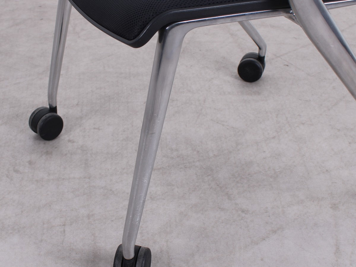 Gebrauchte Vitra Unix Chair Konferenzstuhl Schwarz