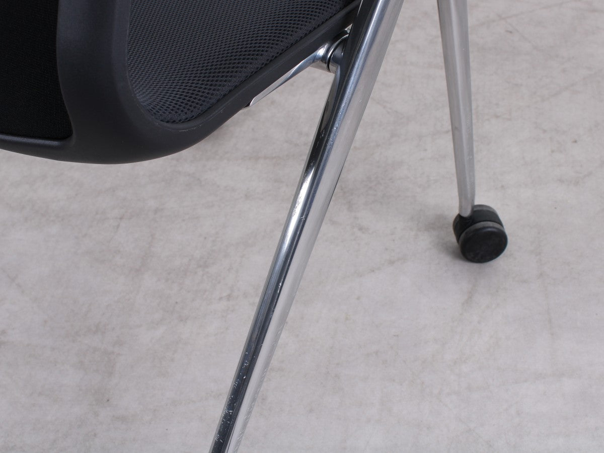 Gebrauchte Vitra Unix Chair Konferenzstuhl Schwarz