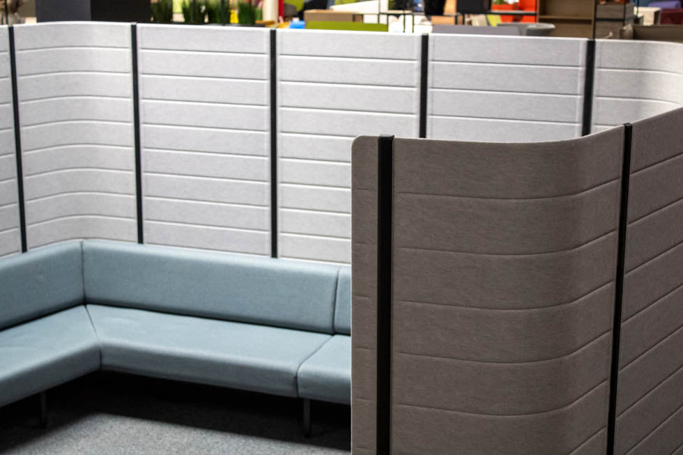 Gebrauchte Vitra Workbay Meet Sitzgruppe in Grau Blau