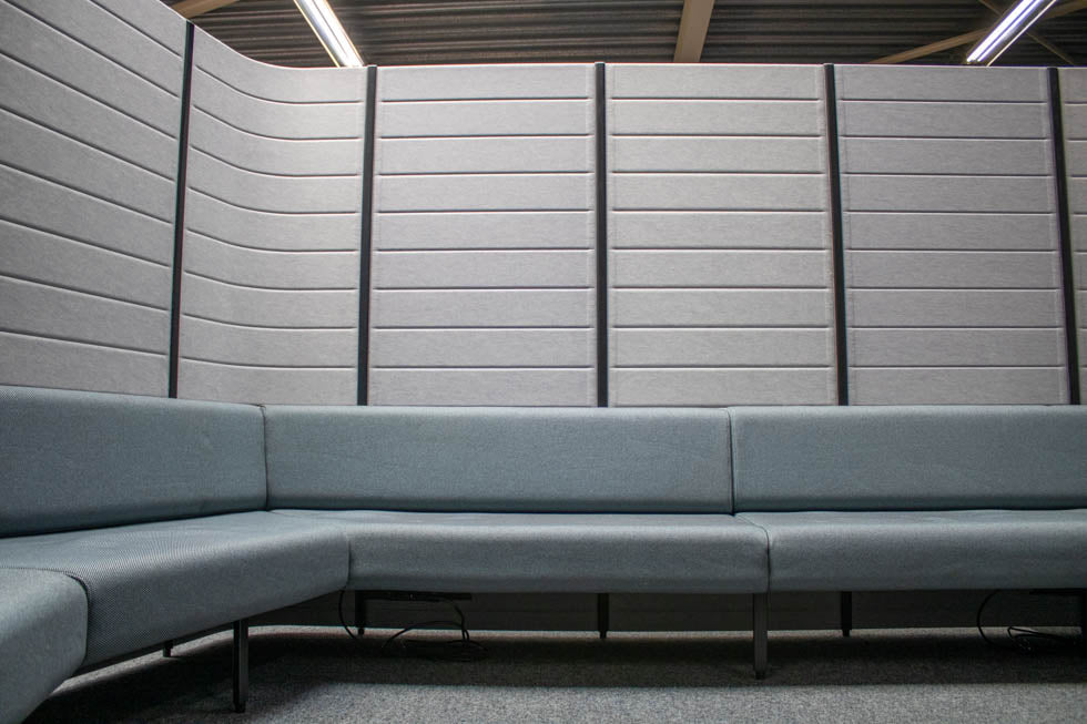 Gebrauchte Vitra Workbay Meet Sitzgruppe in Grau Blau