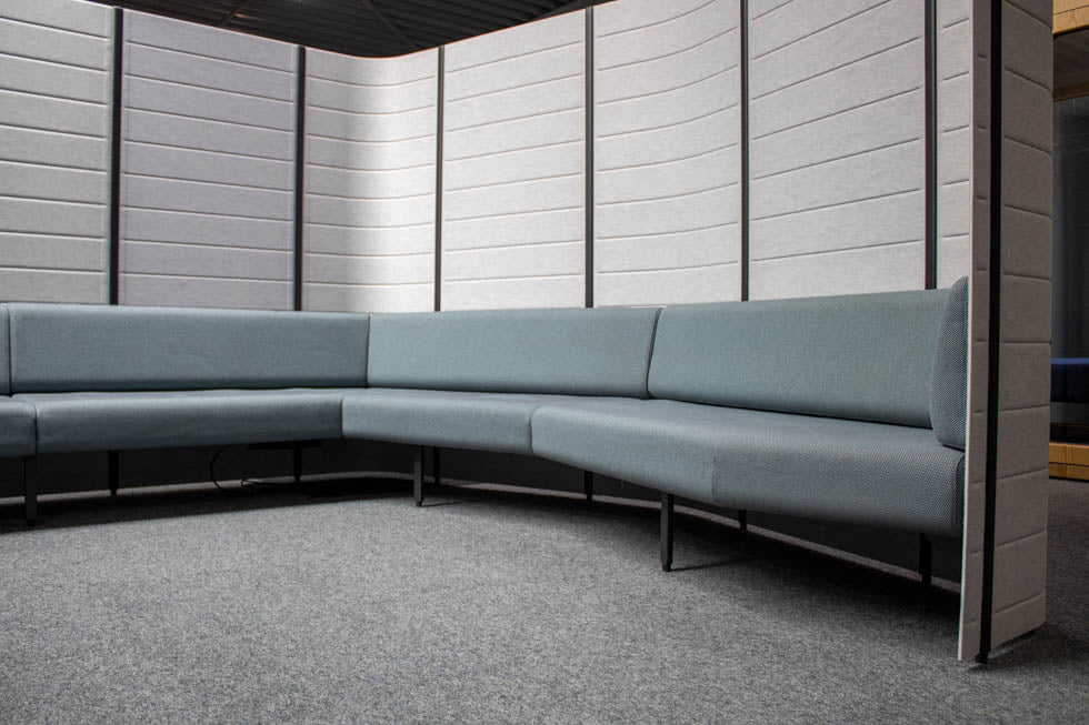 Gebrauchte Vitra Workbay Meet Sitzgruppe in Grau Blau