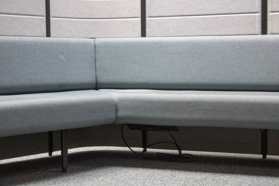 Gebrauchte Vitra Workbay Meet Sitzgruppe in Grau Blau