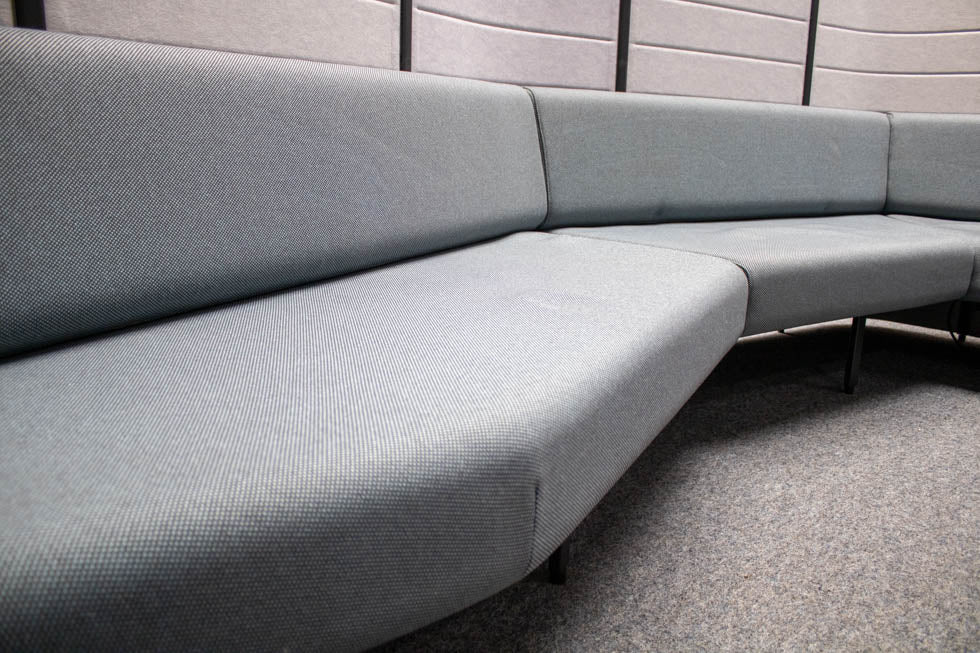 Gebrauchte Vitra Workbay Meet Sitzgruppe in Grau Blau