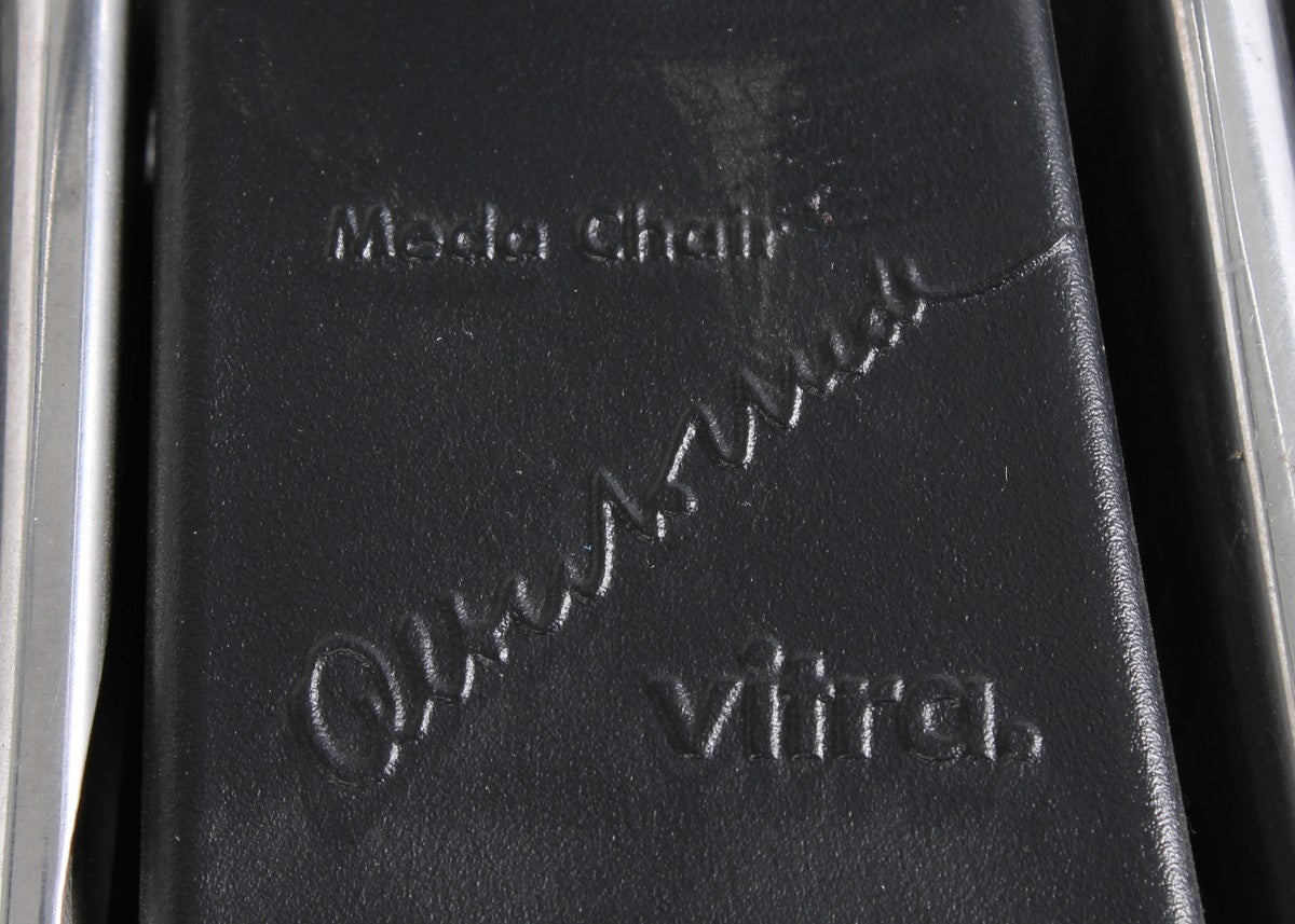 Gebrauchter Vitra Meda Chair Konferenzstuhl in Schwarz