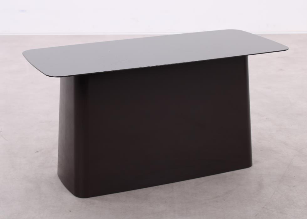 Gebrauchter Vitra Metal Side Table Beistelltisch in Hochglanz Braun