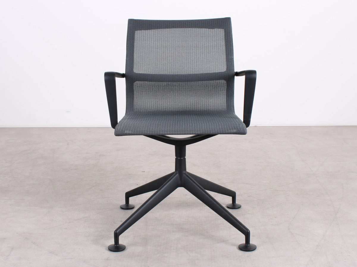 Gebrauchter Vitra Physix Conference Konferenzstuhl Black Pearl