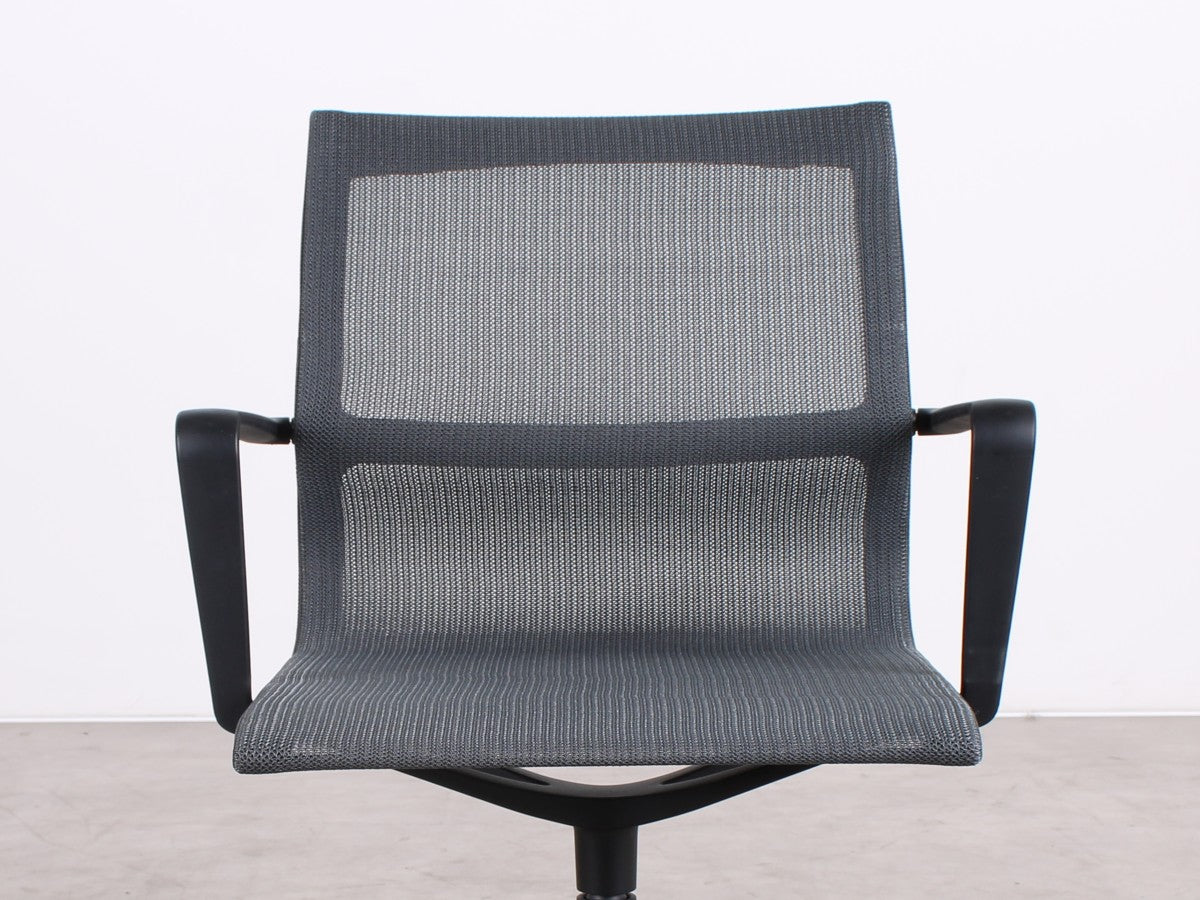 Gebrauchter Vitra Physix Conference Konferenzstuhl Black Pearl