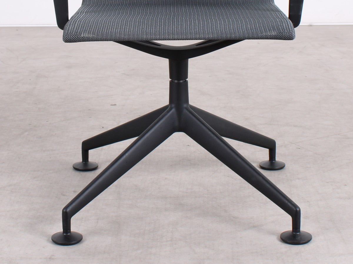 Gebrauchter Vitra Physix Conference Konferenzstuhl Black Pearl