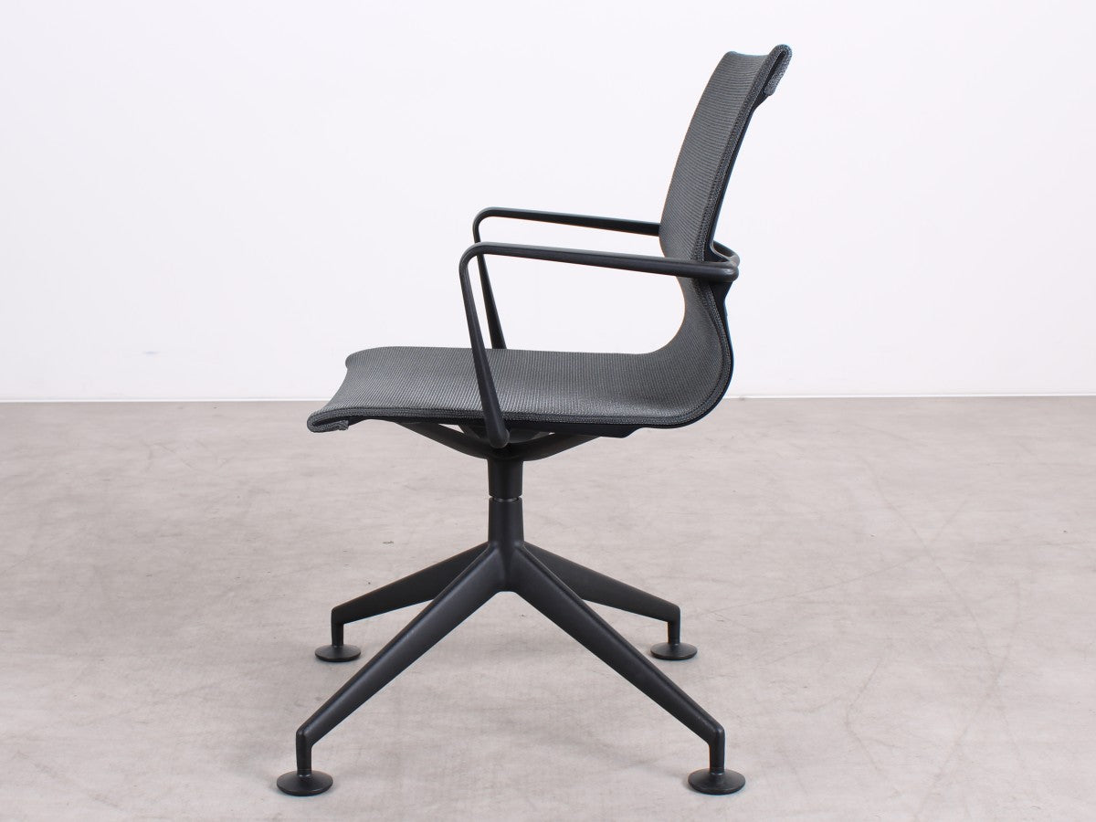 Gebrauchter Vitra Physix Conference Konferenzstuhl Black Pearl