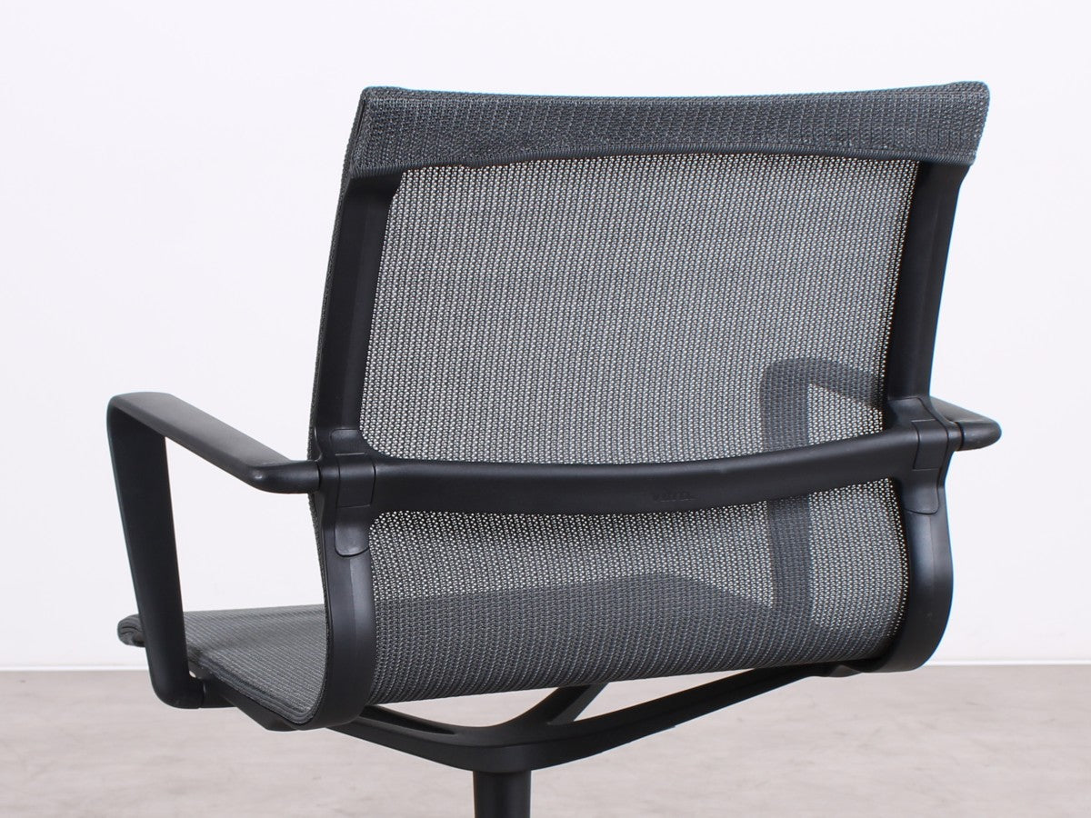Gebrauchter Vitra Physix Conference Konferenzstuhl Black Pearl
