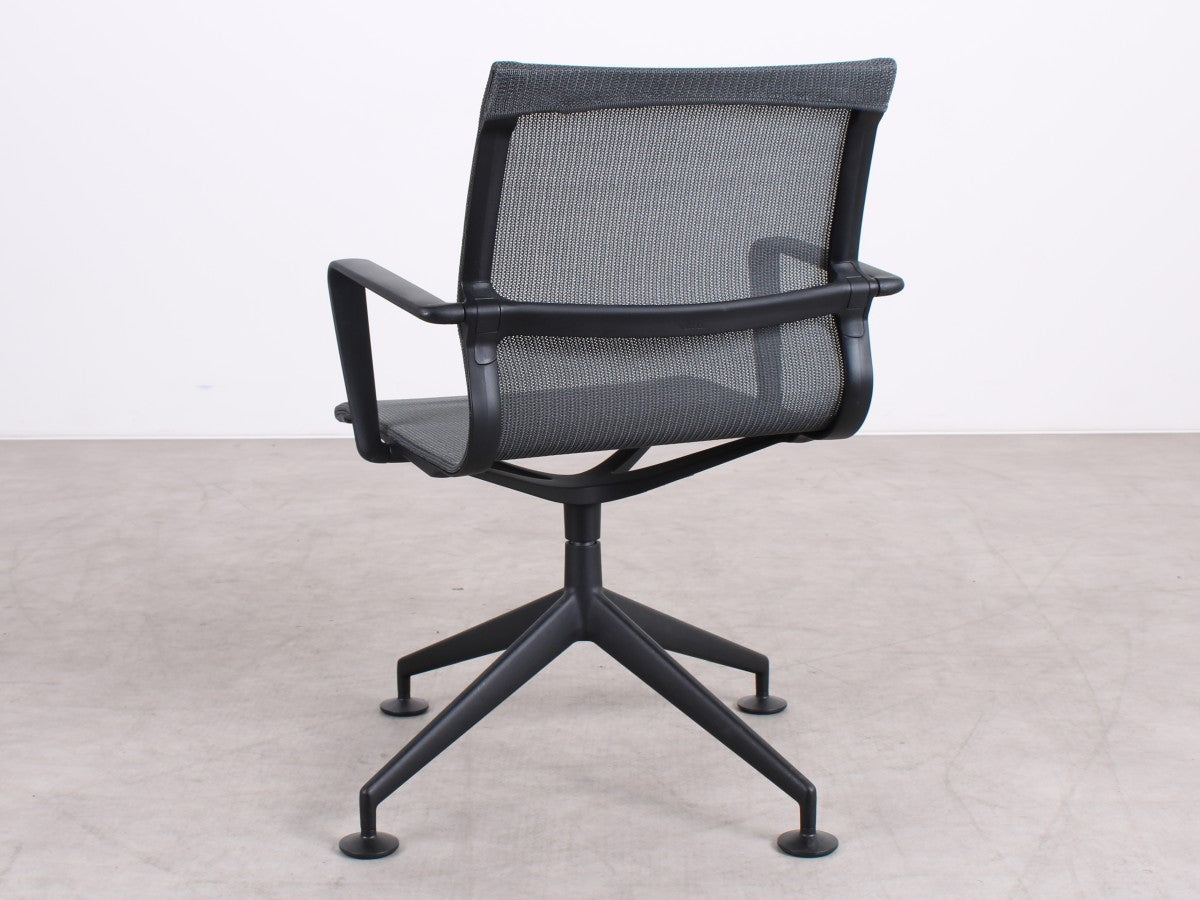Gebrauchter Vitra Physix Conference Konferenzstuhl Black Pearl