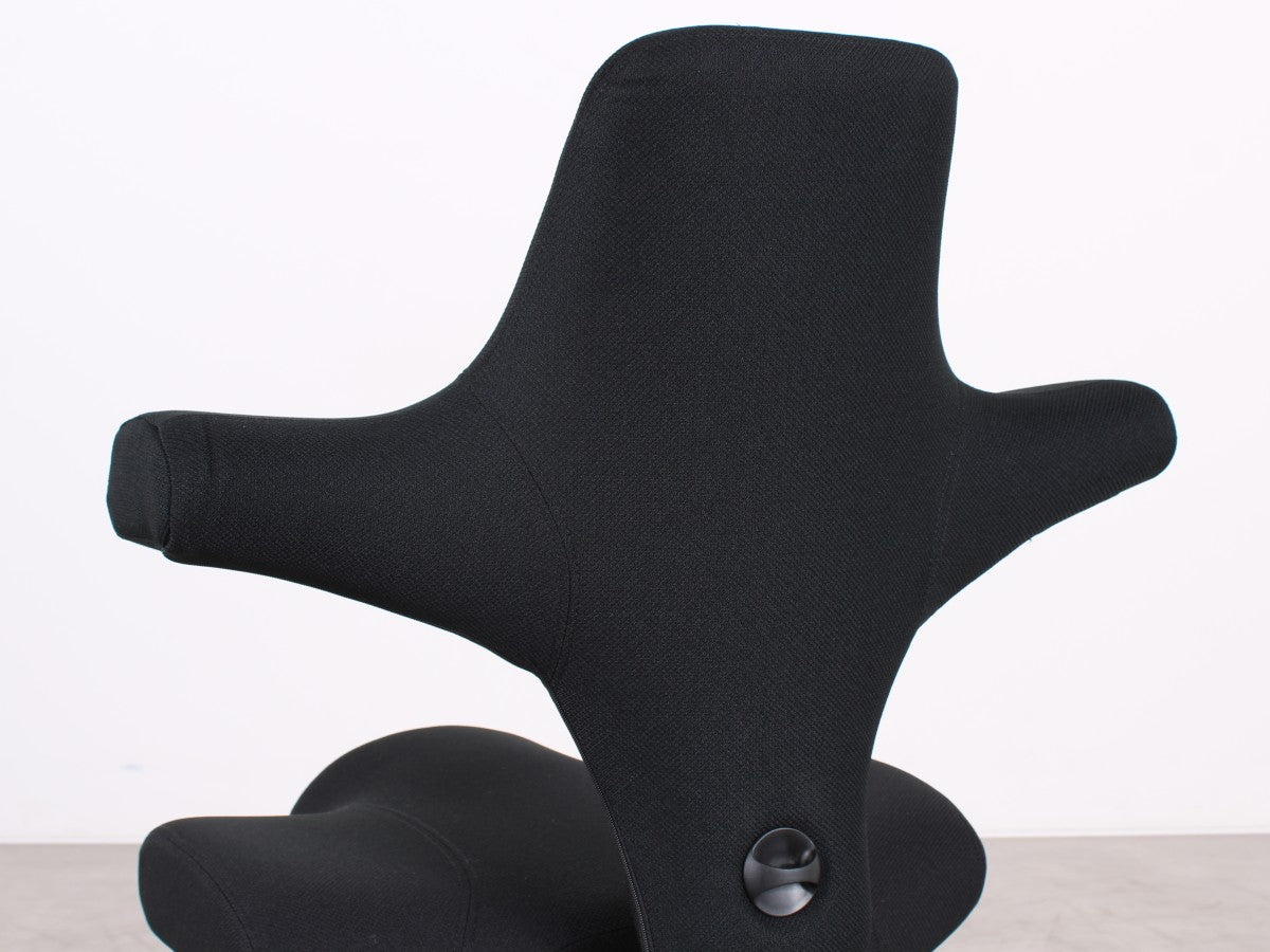 HAG Capisco Puls 8106 ergonomischer Bürostuhl in Schwarz, refurbished durch R&M