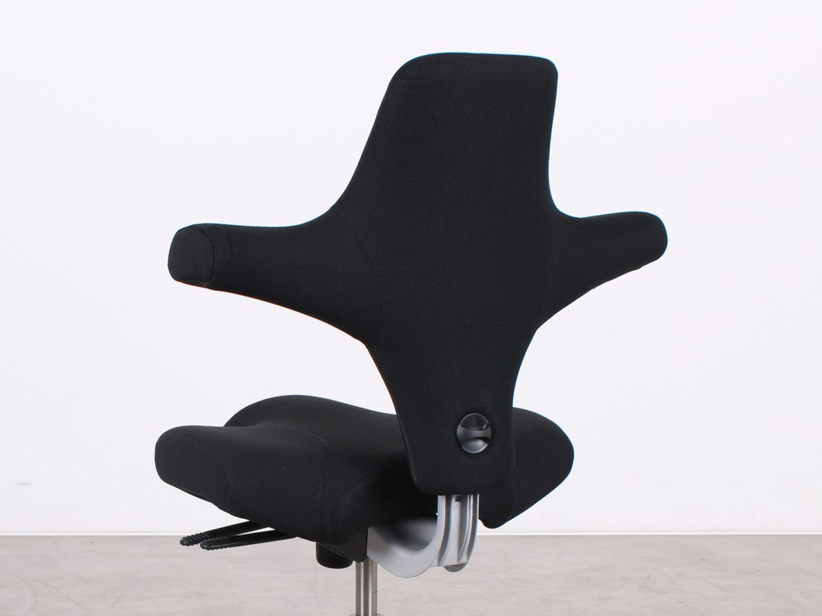 HAG Capisco Puls 8106 ergonomischer Bürostuhl in Schwarz, refurbished durch R&M