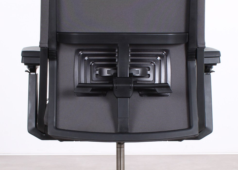 Haworth Comforto 5975 ergonomischer Bürostuhl in Dunkelgrau, refurbished durch R&M