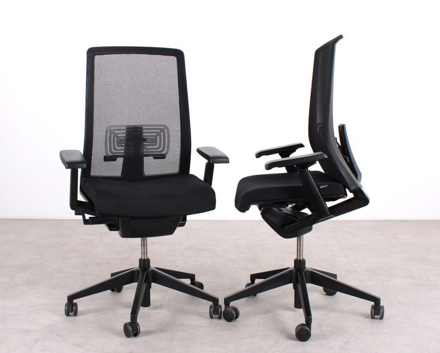 Haworth Comforto Very 6265 ergonomischer Bürostuhl in Schwarz, refurbished durch R&M
