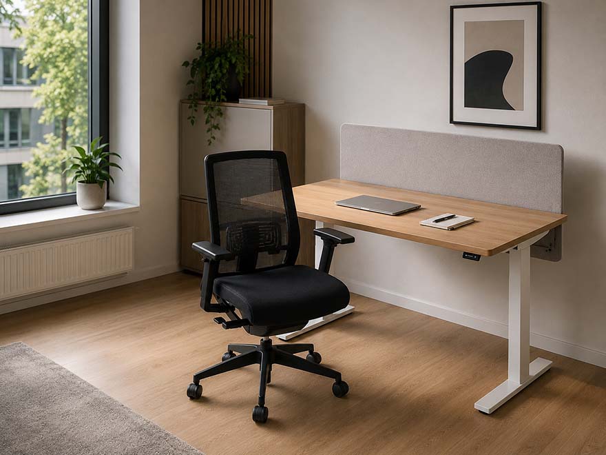 Haworth Comforto Very 6265 ergonomischer Bürostuhl in Schwarz, refurbished durch R&M