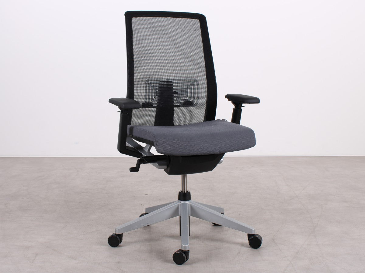 Haworth Comforto Very 6265 ergonomischer Bürostuhl in Grau und Schwarz