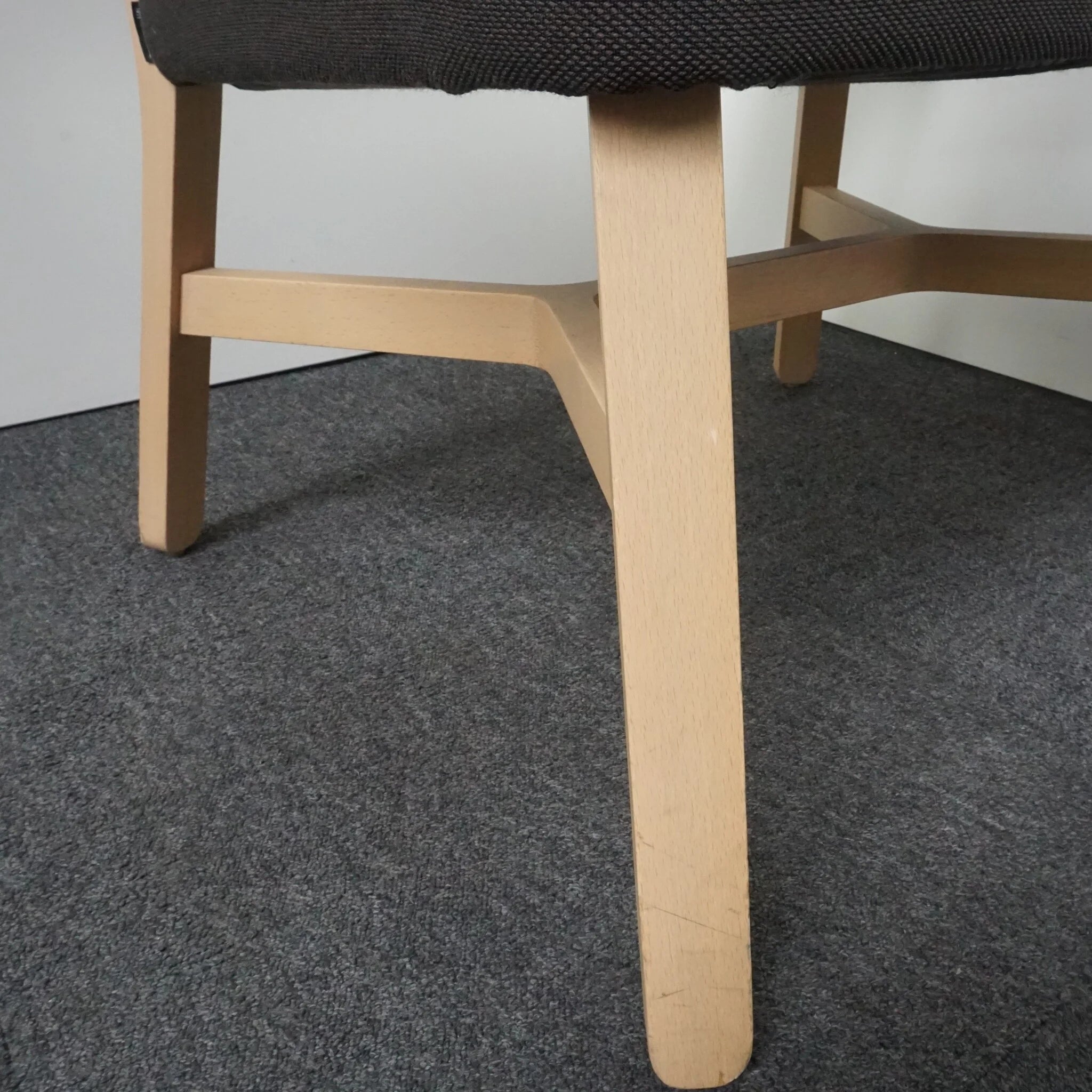Billiani Croissant Design Sessel | Lounge Sessel | Braun | Holz
