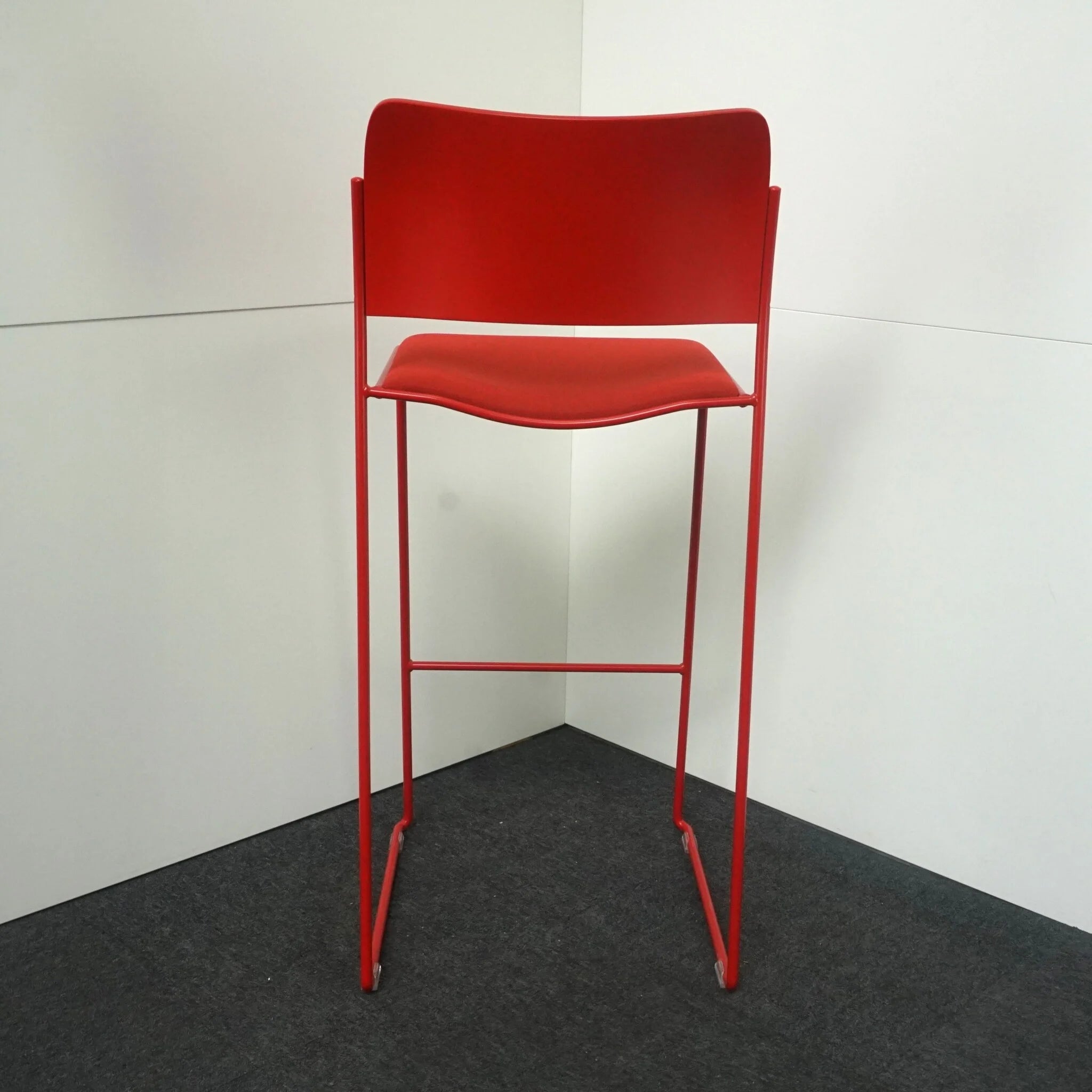 Design Barhocker | Rot | Sitzhöhe ca. 78 cm