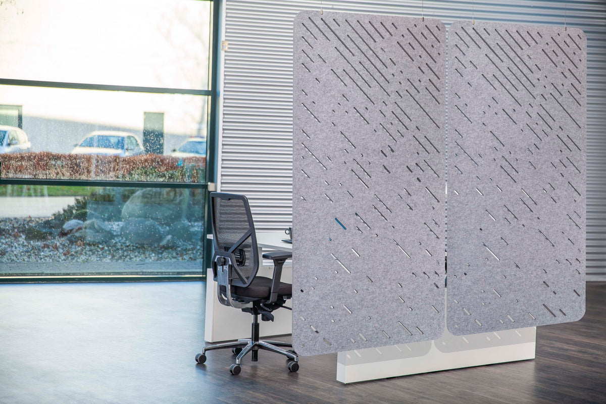 RMOffice Akustik Vertikale Deckenpaneele 18 mm (2 x 9 mm geklebt) | Höhe 2400 mm