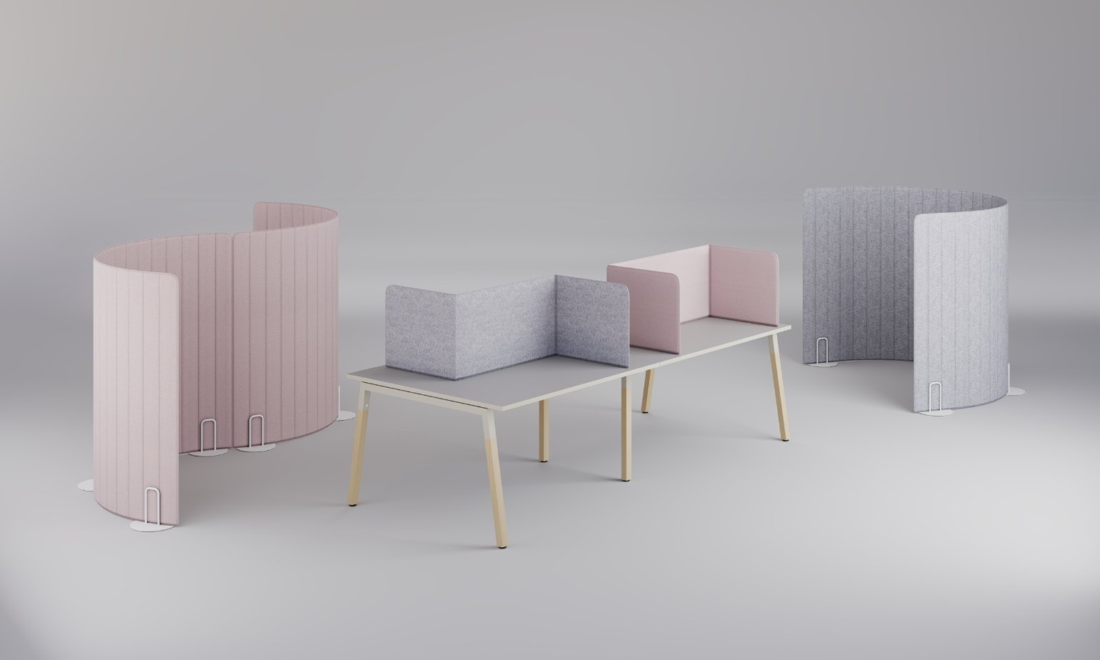 NowyStyl Privi Wand Lamella Pink