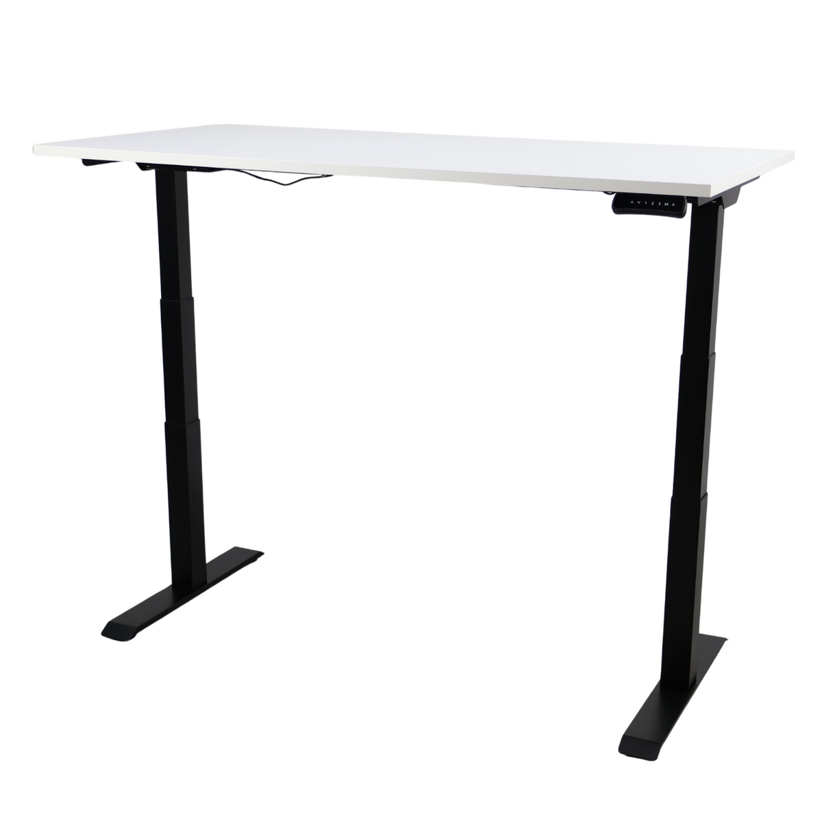Refurbished-Sitz-Steh-Schreibtisch | elektrisch höhenverstellbar