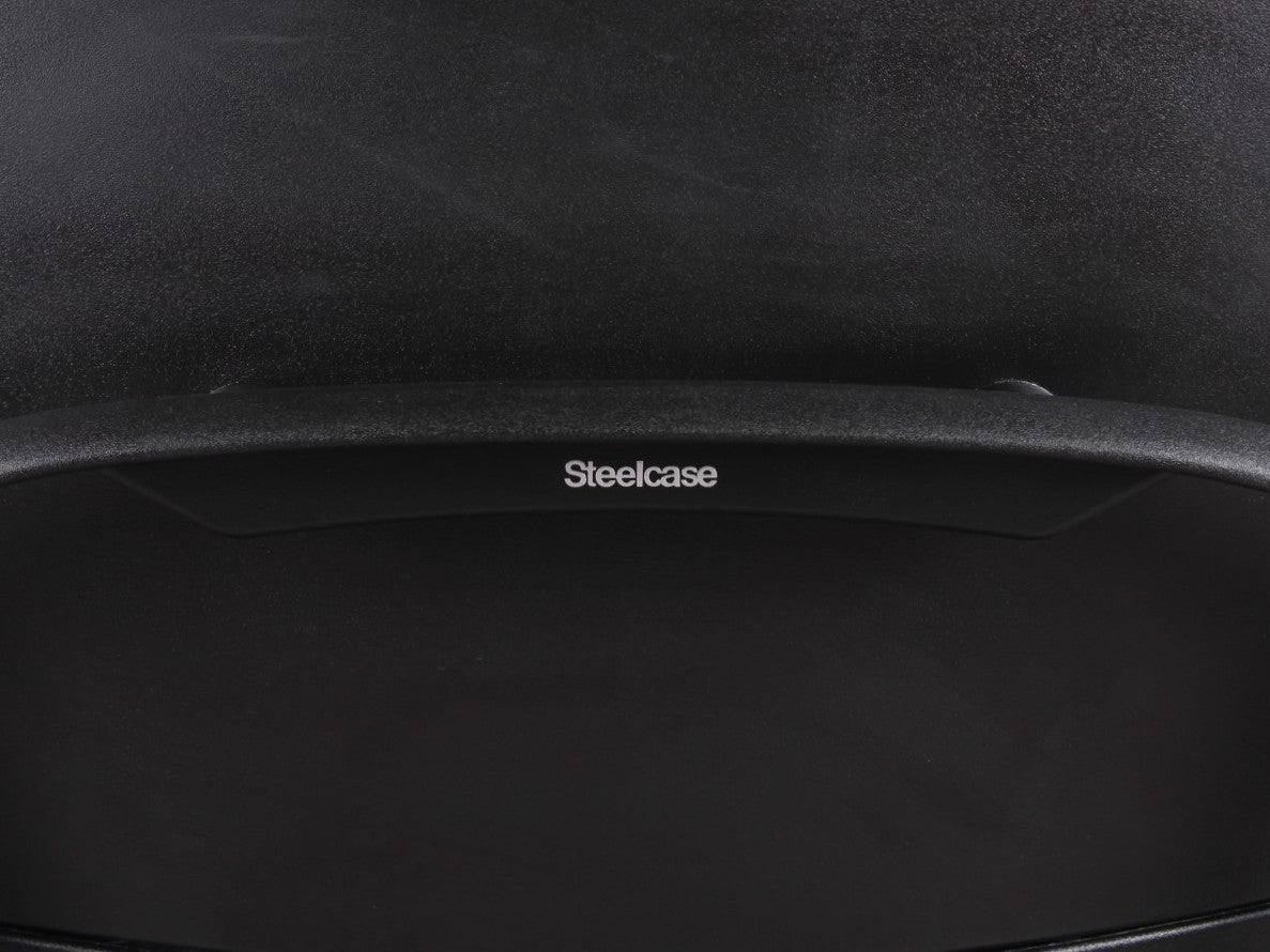 Steelcase Leap V2 Bürodrehstuhl in Schwarz, refurbished durch R&M