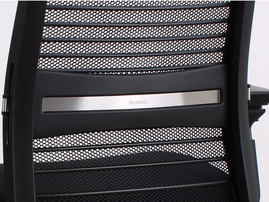 Steelcase Think ergonomischer Bürostuhl in Schwarz, refurbished durch R&M