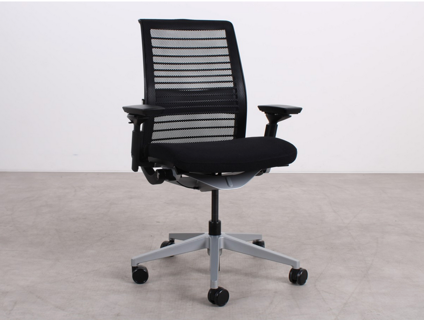 Steelcase Think ergonomischer Bürostuhl in Schwarz, refurbished durch R&M