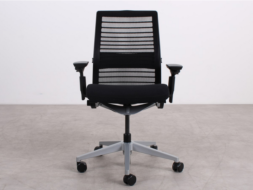 Steelcase Think ergonomischer Bürostuhl in Schwarz, refurbished durch R&M