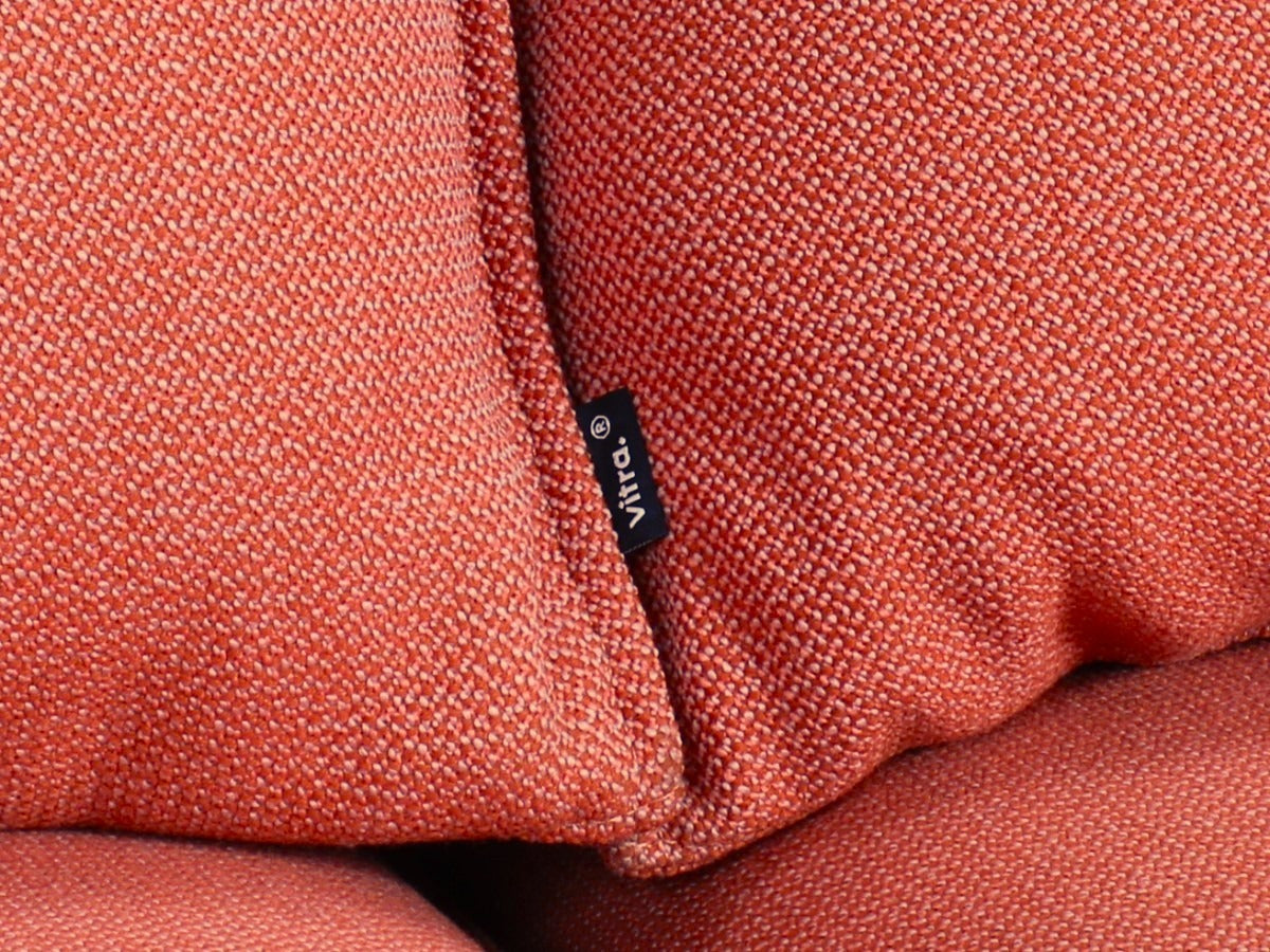 Gebrauchtes Vitra Alcove Plume Contract Sofa in Pale Rose und Dark Orange mit hohen Rücken- und Seitenpaneelen
