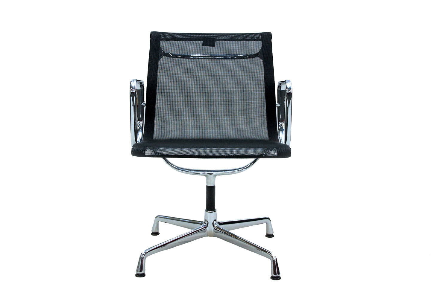 Vitra EA 108 Design Konferenzstuhl Netzgewebe in Anthrazit Vorderseite
