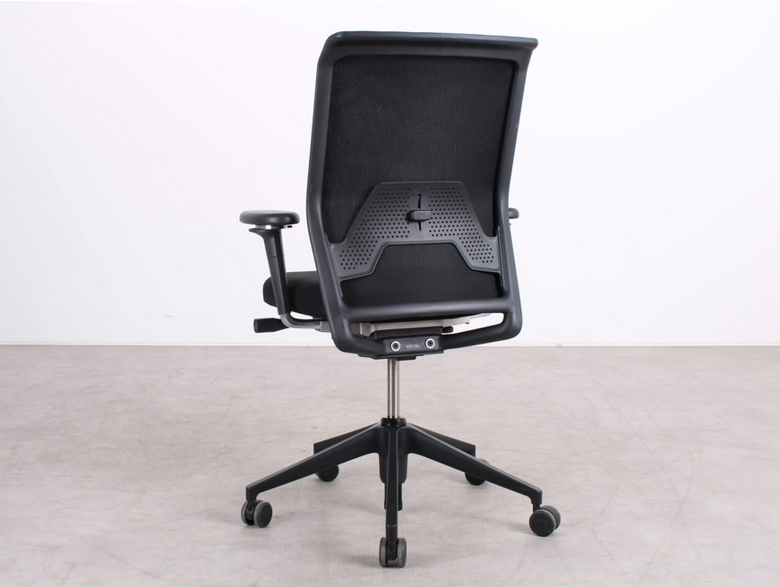 Vitra ID Mesh ergonomischer Bürostuhl in Schwarz, refurbished durch R&M