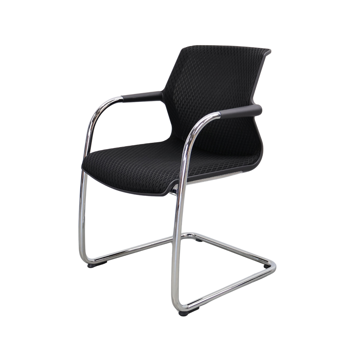 Vitra Unix Chair Freischwinger | Schwarz | Kunststoff
